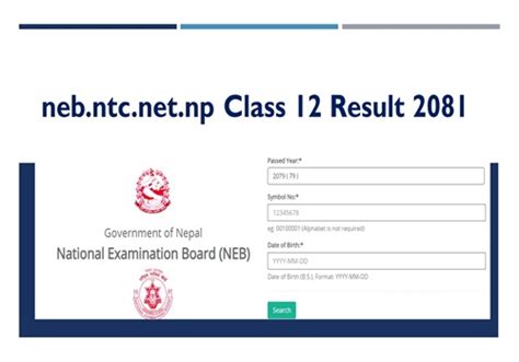 neb ntc net np class 12 result|Welcome .